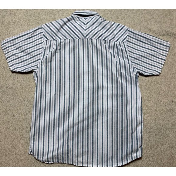 Mens The North Face Short Sleeve Button Up Striped Shirt XL A5 Series - Picture 10 of 11